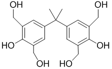 2,2-bis[4-hydroxy-3,5-di(hydroxymethyl)phenyl]propane
