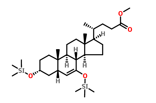 (3α,5β)-3,7-bis[(trimethylsilyl)oxy]-chol-6-en-4-oic acid methyl ester 